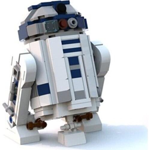 MOC Mini Robot DIY Movie Model Pixel Figures Building Block Bricks Doll Toys For Kids Educational Xmas Boys Gifts 248PCS