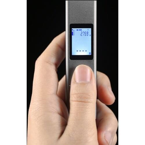 Mini Portable High Accuracy Aluminium Alloy Case Laser Range Finder Electronic Ruler Distance Measuring Pen with 0.03-40 Meters