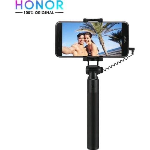HONOR Selfie Stick Lite Stablizer for Smartphone with Dual Clamp Extendable Pole 270° Adjustable Head Compatible with HUAWEI