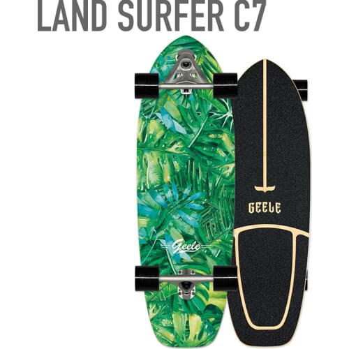 Land Surf Skateboard C7 Spring Truck Ski Practice Board Professional Substitute for Men and Women Simulation Surfboard