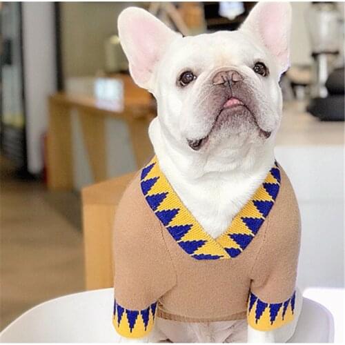 French Bulldog Sweater Coat Winter Dog Clothes Pug Clothing Poodle Schnauzer Frenchie Dog Outfit Garment Corgi Shiba Inu Costume