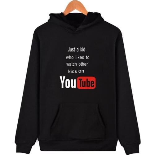 YouTube Printed Hoodies Men Women Harajuku Long Sleeve Hoodie Sweatshirt You Tube Streetwear Jacket Coat Brand Clothes