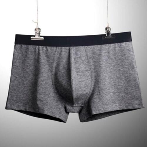 4Pcs/lot Male Panties Brand Shorts Boxer Homme Mens Underwear Boxers Breathable Cotton Man Boxer Solid Underpants Comfortable
