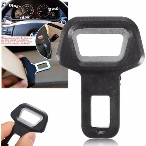 Universal Aluminum alloy Car Safety Belt Buckle Clip Car Seat Belt Stopper Plug Vehicle Mount Bottle Opener RO2