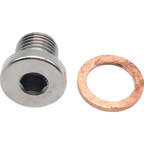 M12x1.25 Oxygen Sensor Blanking Plug Cap O2 Lambda Block Off Bung