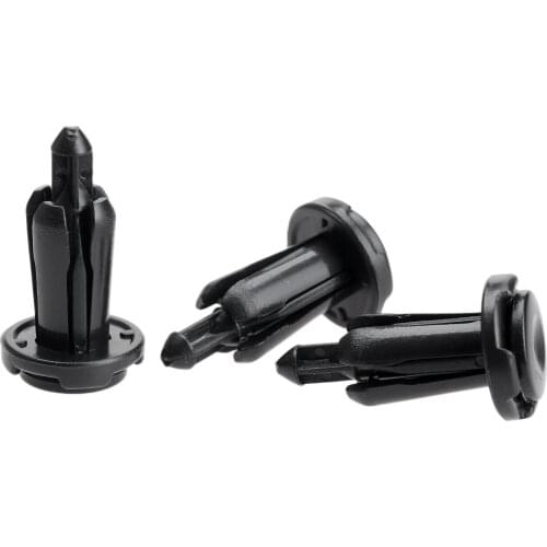 50Pcs Plastic Rivet Fastener For Nissan Altima 9mm Hole Car Door Trim Panel Clips Bumper Fender Push Type Retainers Car Part