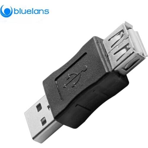 1Pcs Portable Mini USB 2.0 A Male to Female Converter Adapter Extension Connector For Computer PC Laptop