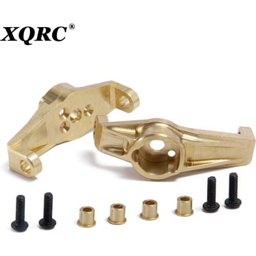 2PCS Brass Heavy Counterweight Front Caster Blocks Portal Drive for RC Crawler Traxxas TRX-4 TRX-6 8232 Upgrade Parts