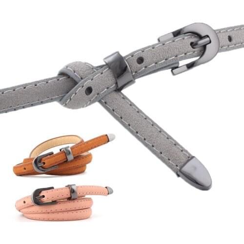 2021 Fashion Female Women Belt Hot Ladies Faux Leather Metal Buckle Straps Girls Summer Dress Accessories SE27