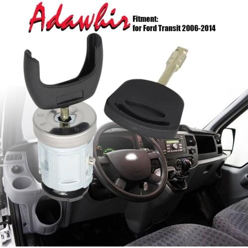 Car Ignition Switch & Barrel Cyclinder Lock Cylinder + 2 Keys For Ford Tansit MK7 2006-2014 2S61-A3697-AA