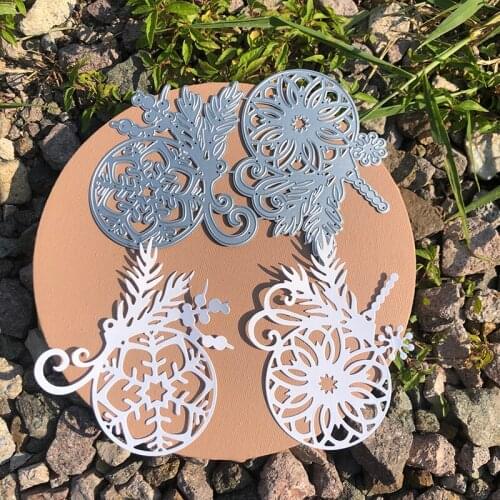 CH 2021 New Arrival two leaves Stencil Metal Cutting Dies For Scrapbooking Practice Hands-on DIY Album Card Craft Decoration