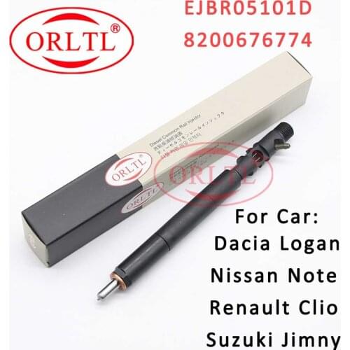DIESEL Nozzle EJBR05101D Common Rail Injector 5101D Auto Fuel Sprayer R05101D For DACIA Logan NISSAN Note RENAULT 8200676774