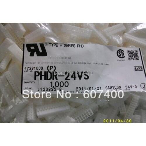 PHDR-24VS CONN HOUSING PHD 24POS 2MM DUAL WHITE Housings Connectors terminals housings 100% new and original parts