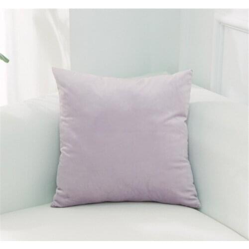 GY0778-2 Solid Colors Velvet Cotton Cushion Case 1PC (No Filling) Home Decor Bedroom Decorative Sofa Car Throw Pillows