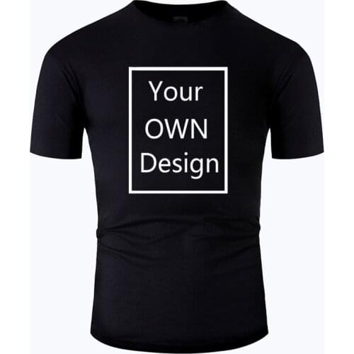 Your OWN Design Brand Logo/Picture Custom Men and women DIY Cotton T shirt Short sleeve Casual T-shirt tops Tee 13 color