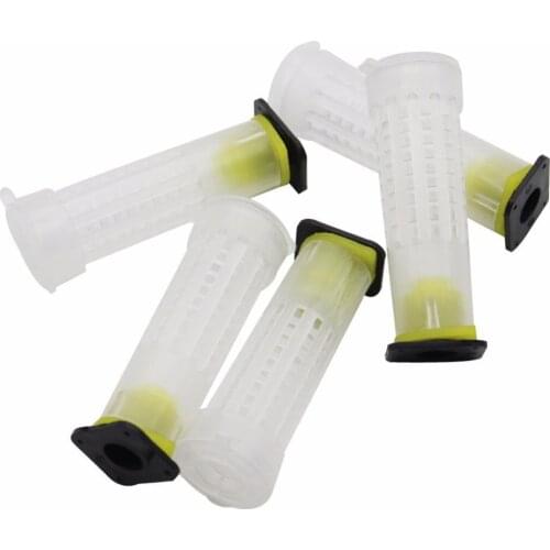 20PCS Queen Bee Cage Plastic Protection Cover Cages Durable Rearing New Bee King Supplies Tools Equipment Apicultura Accesorios