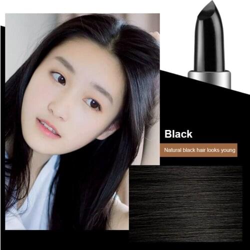 One-Time Hair Dye Instant Gray Root Coverage White Hair Color Modify Cream Hair Dye Crayons Non-toxic DIY