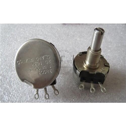 Original new 100% 380C 1M 1 Mega single ring potentiometer handle 22MM round handle (SWITCH)