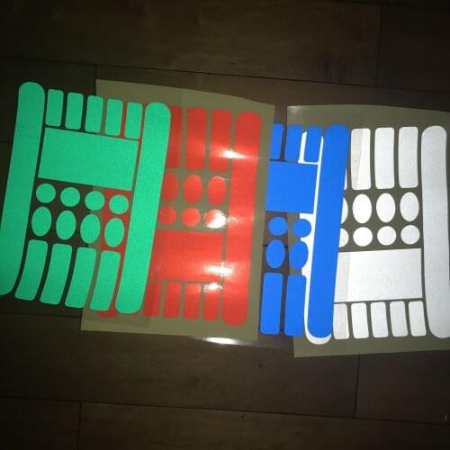 Reflective FD69 Mountain Bike Frame Front Fork Protective Film Scratch-Resistant Rhinoceros Hide Sticker Chain Stic