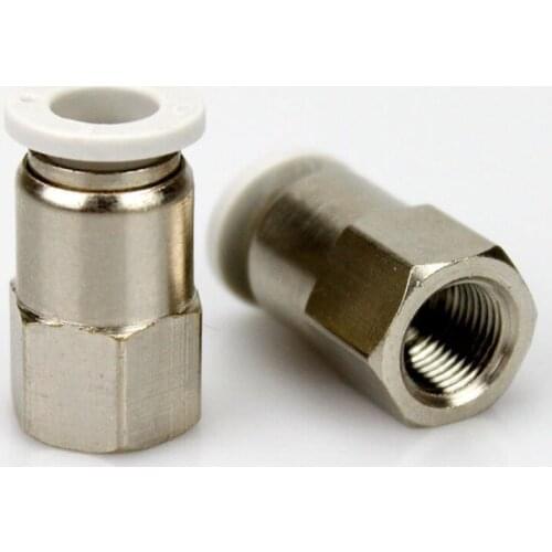 PCF12-01/2/3/4 Pneumatic Straight thread through internal thread connector smc pneumatics compressor accessories jointer