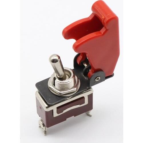1 pcs ON OFF Toggle Switch with protection cover
