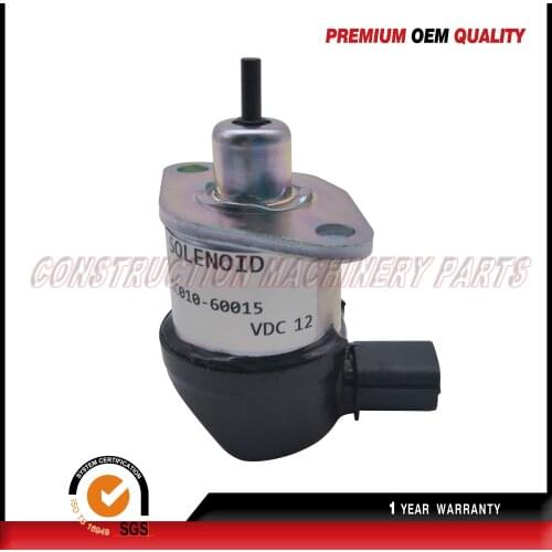 In Stock 1C010-60015 12V Stop Solenoid Valve For Kubota M6800 M8200 M8540 M9000 M9540 M95S M95X