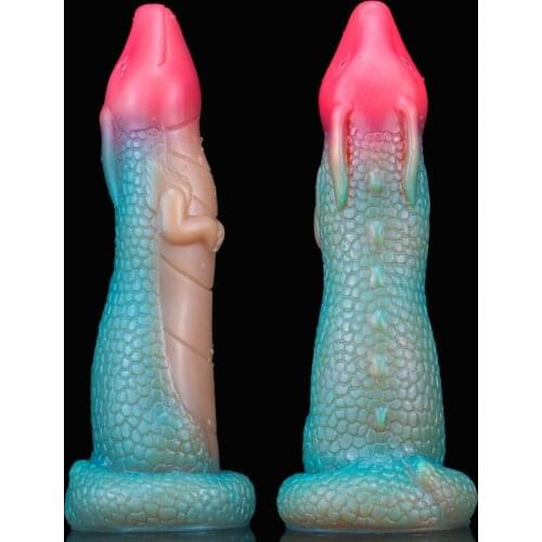 Adult products heterogeneous dildo lifelike tendons super soft fake penis female manual masturbation anal plug sex toy