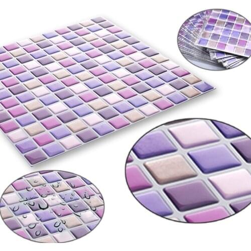 Waterproof Mosaic Wall Sticker for Kitchen Bathroom Home Living Room Decoration