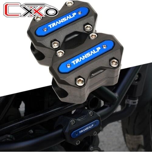 Fits For Honda XLV 600 650 700 TRANSALP Motorcycle Engine Bumper Protector Guard Blocks Decorative Crash Bar