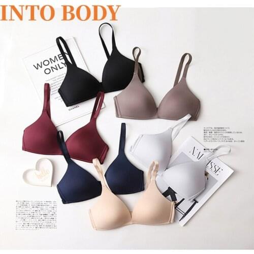 Of Womens Seamless Bras for Push Up Bras No Wire Brassiere A B Cup Underwear Sexy Bra Three Quarters(3/4 Cup) Lingerie