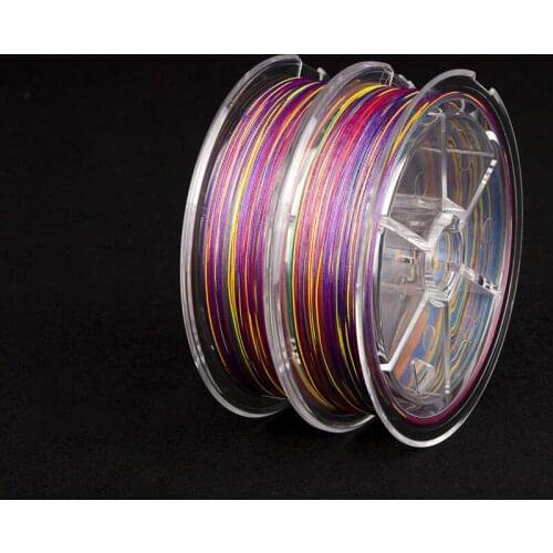 100m 150m 8 Strands Braided PE Fishing Line 10-55LB Multifilament Smooth Raft Fishing Line Fluorocarbon Fishing Line Accessories