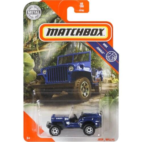 2020 Matchbox Cars JEEP WILLYS 1/64 Metal Diecast Collection Alloy Model Car Toys