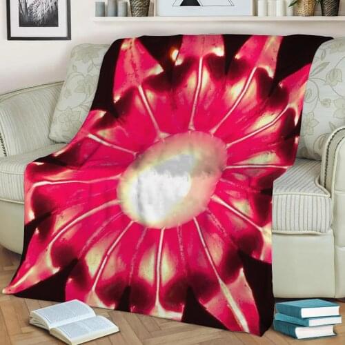 Cella 3D Printed Velvet Plush Throw Fleece Blanket Bedspread Sherpa Blanket Home Decora