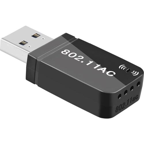 Wireless USB Network Adapter Compact Convenient with Peak Speed Wifi Dongle Computer Accessories