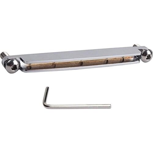 Ballad Acoustic Guitar Bridge With Adjustable Barrel Saddles Universal Guitar Accessories Parts Guitar Heightening Tools