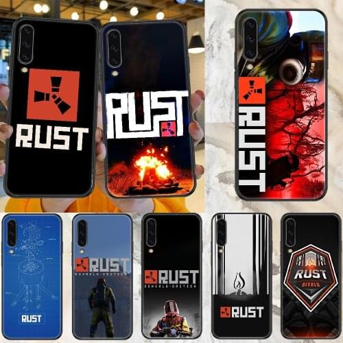 RUST Game Phone case For Samsung Galaxy A 3 5 7 8 10 20 21 30 40 50 51 70 71 E S 2016 2018 4G black art shell silicone