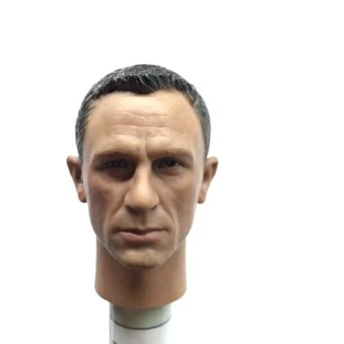 New 007 Agent James Bond 1/6 Headplay Daniel Craig Head Scuplt Action figure toys BB9002 Collection