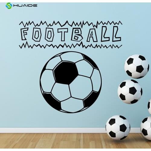 Soccer Ball Wall Decals Football Play Decal Kids Nursery Boy Room Decor Bedroom Decorations Art Home Interior Vinyl Murals A123