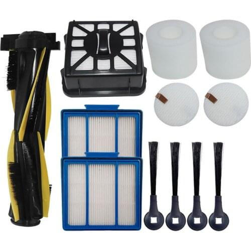 Main Brushes Side Brush for Shark IQ RV1001AE RV101 HEPA Filter Cotton Foam Dust Filter Robot Vacuum Cleaner Spare Parts Tools