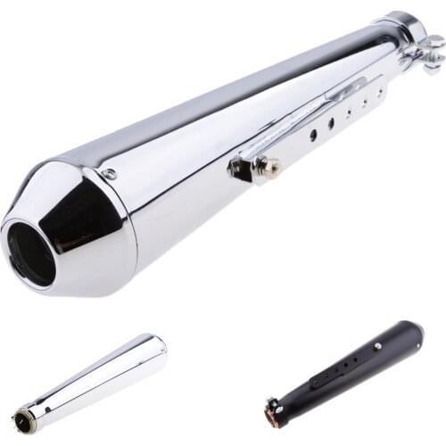 Motorcycle Shortly Tapered Silencer Exhaust Pipe Muffler For Harley