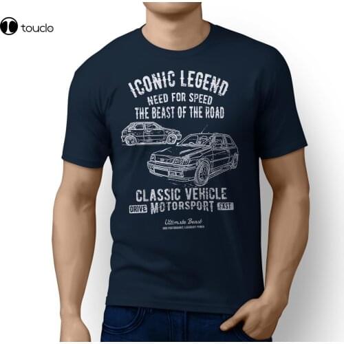 Hot Sale American Car Fiesta Rs Turbo Inspired Motorsports Fan Art T-Shirts Tee Shirt