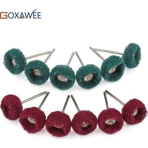 GOXAWEE 10pcs Polishing Wheel Jewelry Metal Micro-Electronic Dremel Accessories for Rotary Tools Polishing Brush for Dremel tool