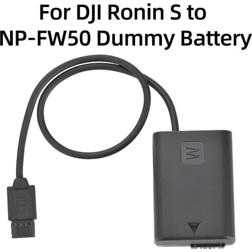 KingMa NP-FW50 Dummy Battery Fully Decoded For DJI Ronin S Stabilizer to Power Camera For Sony RX10M2 A6500 A6300 A6000 A5100