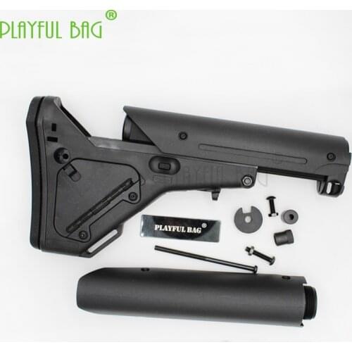 Jinming 8 generation black cow AR-m4 water bomb fittings retrofitted telescopic UBR tail support rear Outdoor CS battle KI38