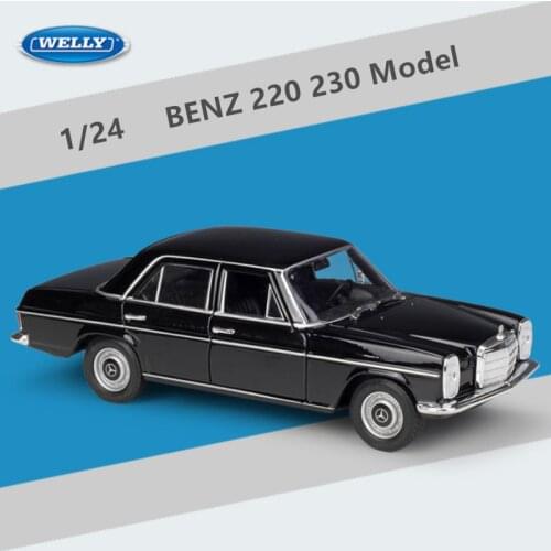 1:24 Benz 220 230 Sedan Simulation Alloy Classical Car Model Diecast Metal Toy Vehicle Car Model Decoration Collection Kids Gift