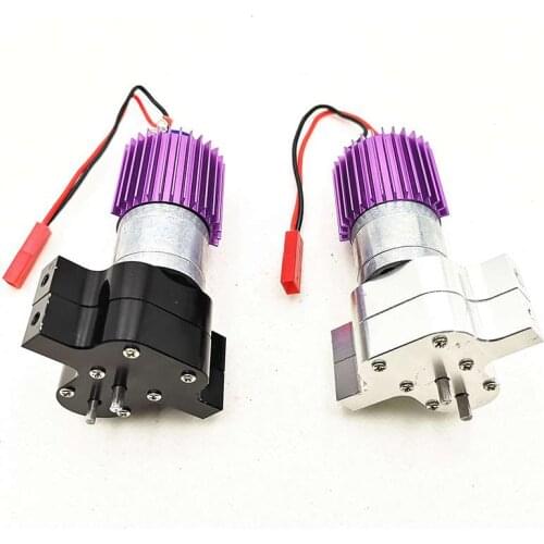 Upgraded Metal Transfer Gear Box With 370 Motor For Wpl 1/16 4Wd 6Wd Q60 Q6