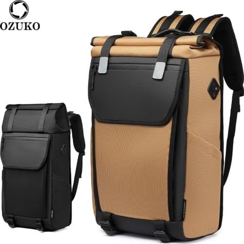 Men Backpack 15.6 Inch Laptop Backpacks Waterproof USB Charging Fashion Teenage School Bagpack Male Travel Bag Mochila Rucksack