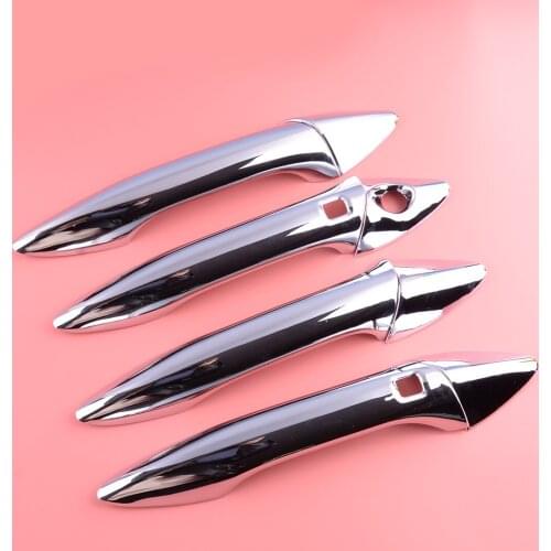 Car ABS Exterior Chrome Smart Door Handle Cover Trim Fit for Hyundai Elantra Sedan Avante 2012 2013 2014 2015 2016