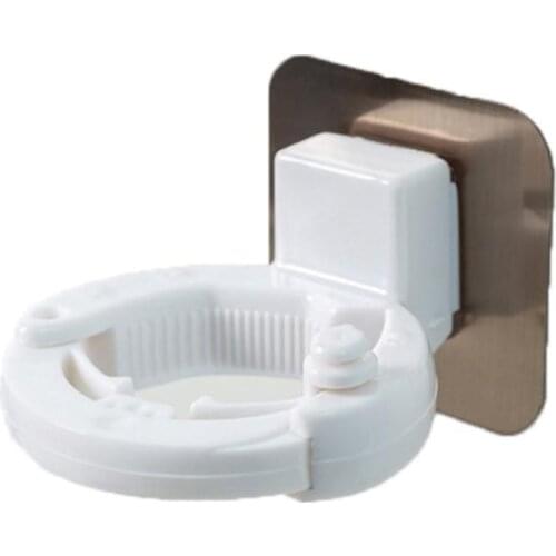 2 Colors ABS Shampoo Holder Wall Mounted Shower Bottle Hanger Storage Rack For Bathroom Free Punching Kitchen Hooks Organizer