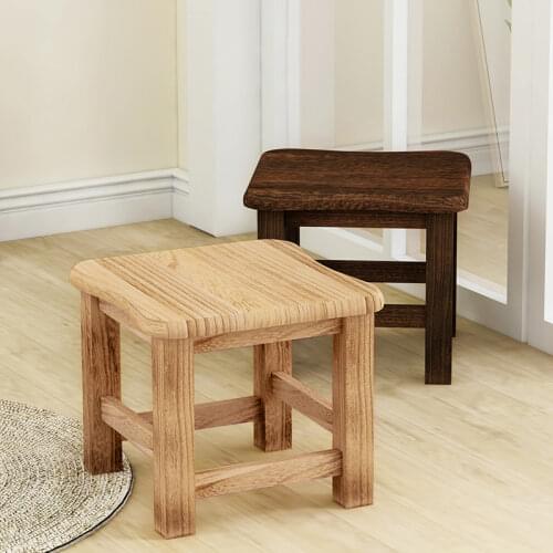 Low stools modern home solid wood small square bench creative sofa stool small chair change shoes bench mx10111037
